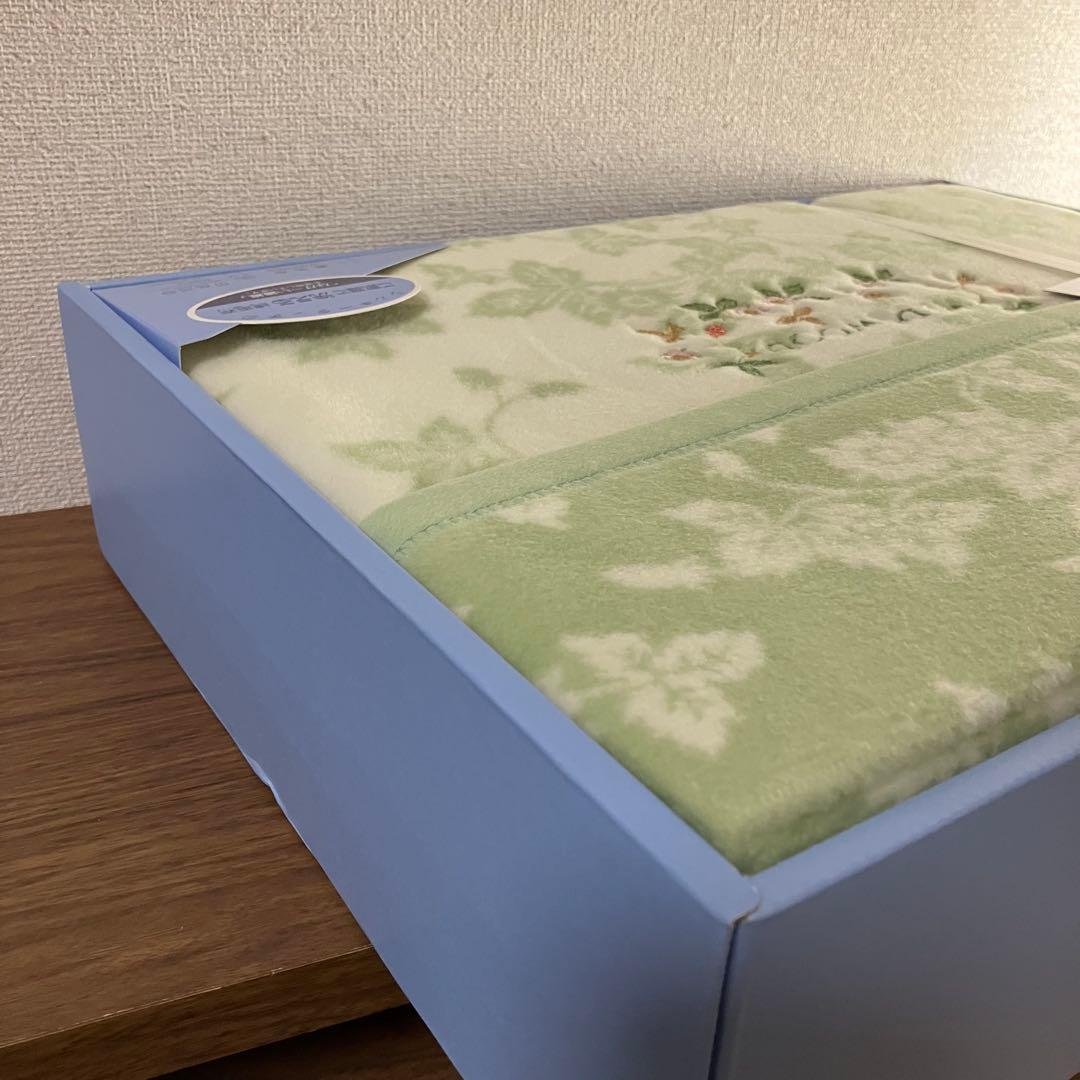 【新品】 棉毛布　ワイルドストロベリー　西川　140×200㎝