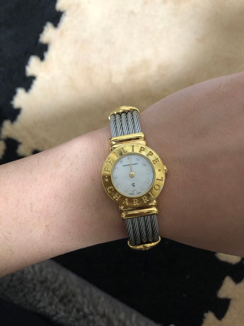 フィリップシャリオール 腕時計 サントロペ シェル ダイヤモンド 2748