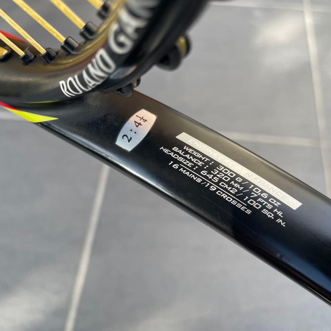 全仏ローランギャロス　aeropro driveテニスラケット