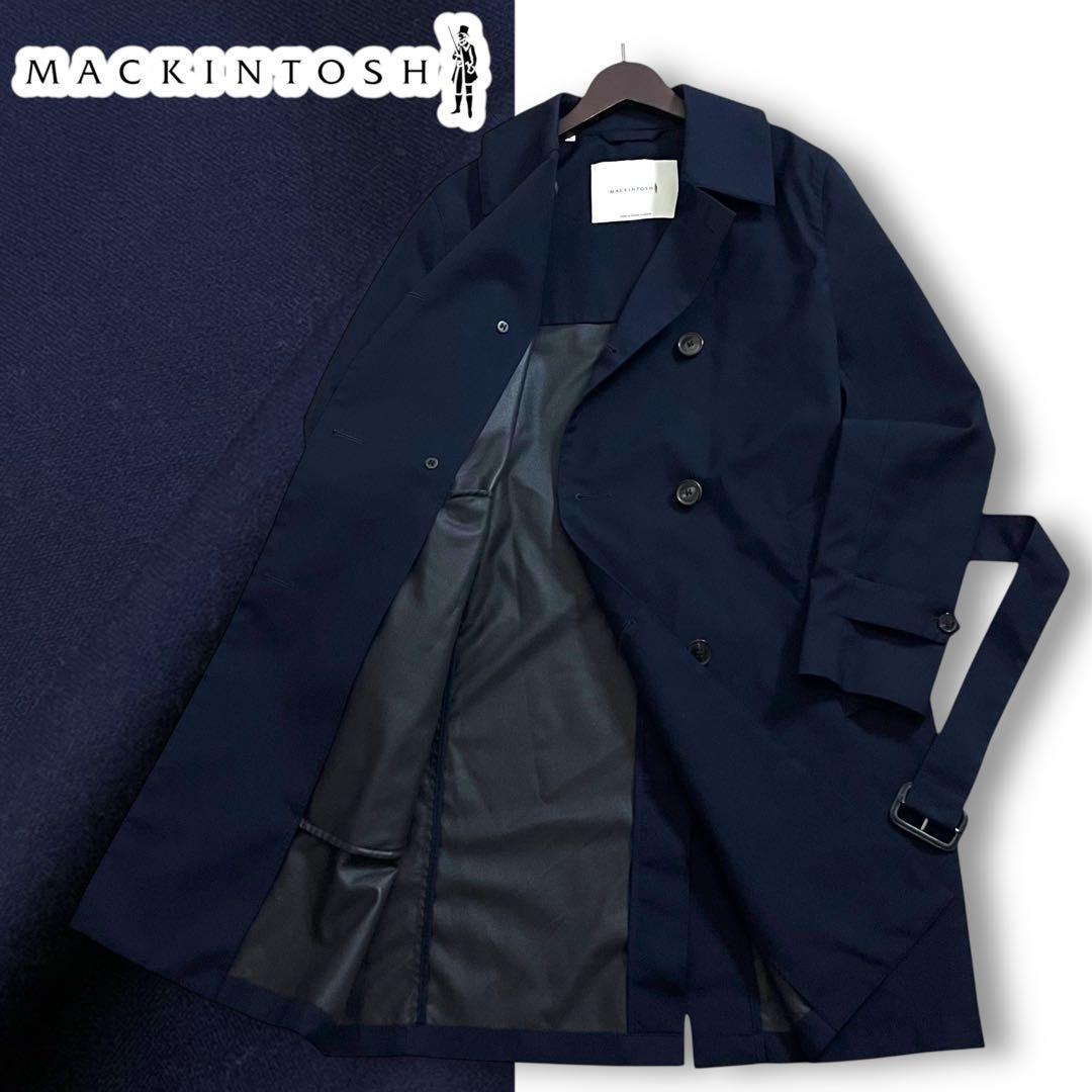 美品　現行　白タグ　マッキントッシュ　撥水ウール　トレンチコート