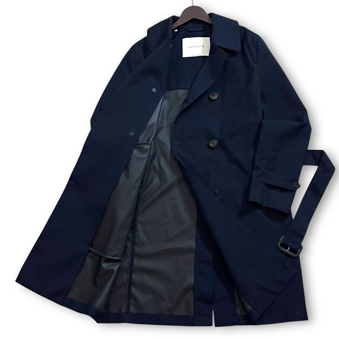 美品　現行　白タグ　マッキントッシュ　撥水ウール　トレンチコート