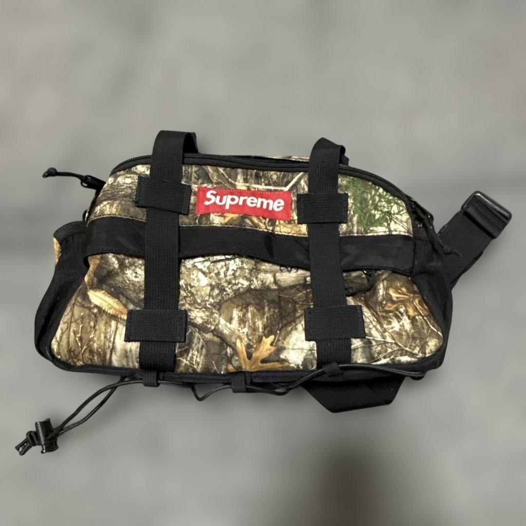 SUPREME WAIST BAG REAL TREE CAMO ウエストバッグ