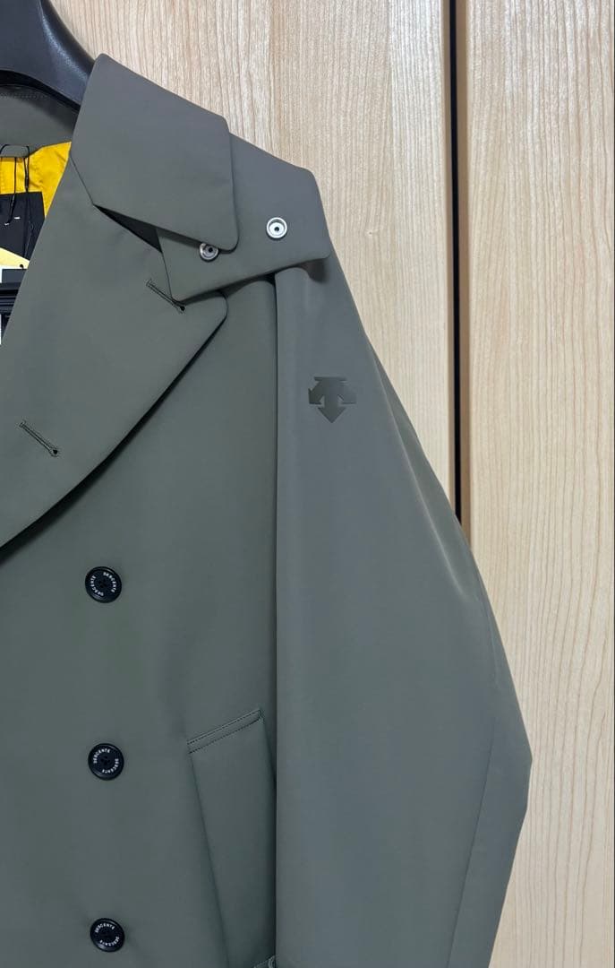 【新品】DESCENTE／ダブルブレスト トレンチコート