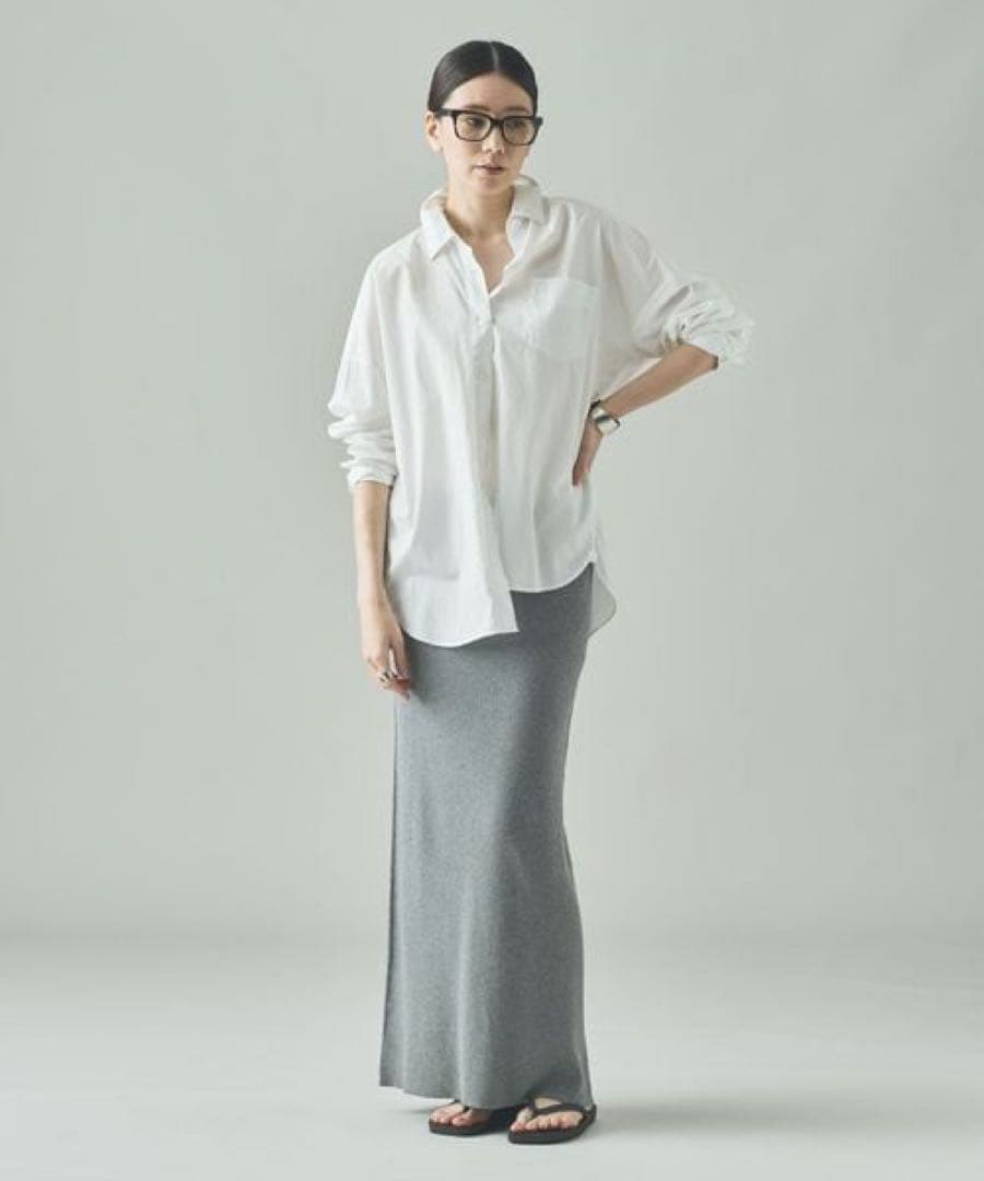 Curensology コットンリブタイトスカート美品