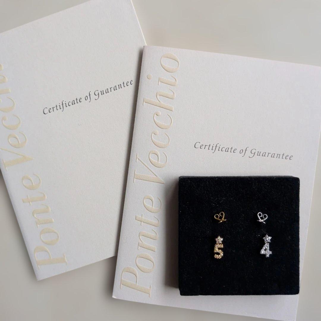 Ponte Vecchio ポンテヴェキオ ダイヤ ピアス ナンバー リング