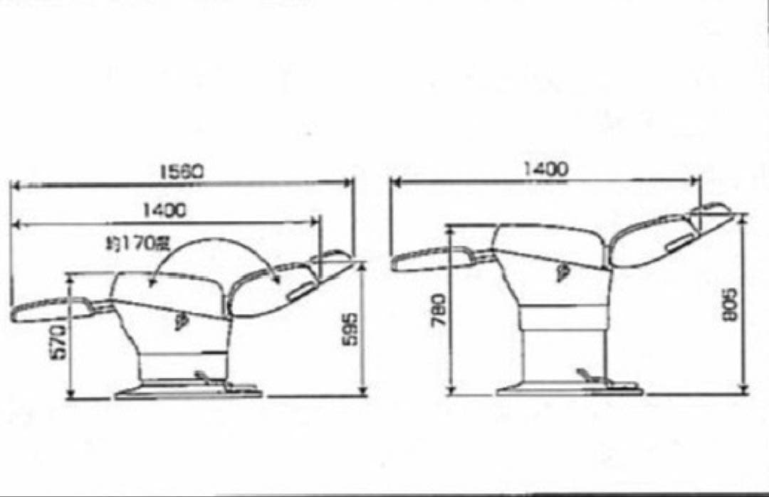 美品✨Reserve RS-002A マルチチェア 理美容室 エステネイルサロン