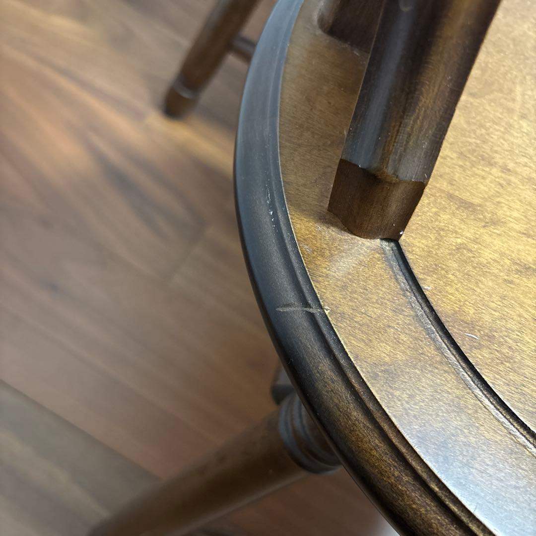 四国工芸　森のサーカス　アンティーク チェア 2脚セット 椅子 イス