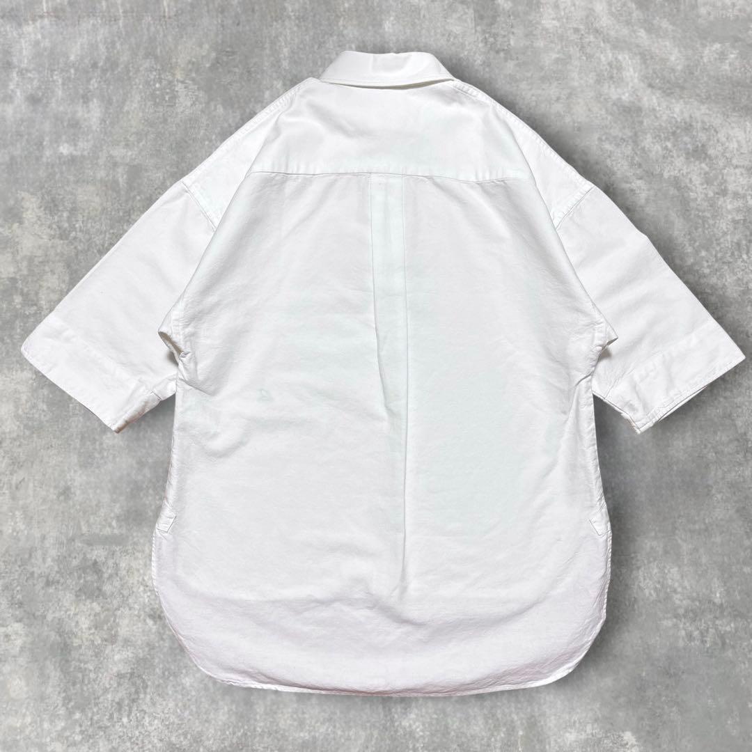 【美品】マディソンブルー　オックスフォードシャツ　半袖　ホワイト　00