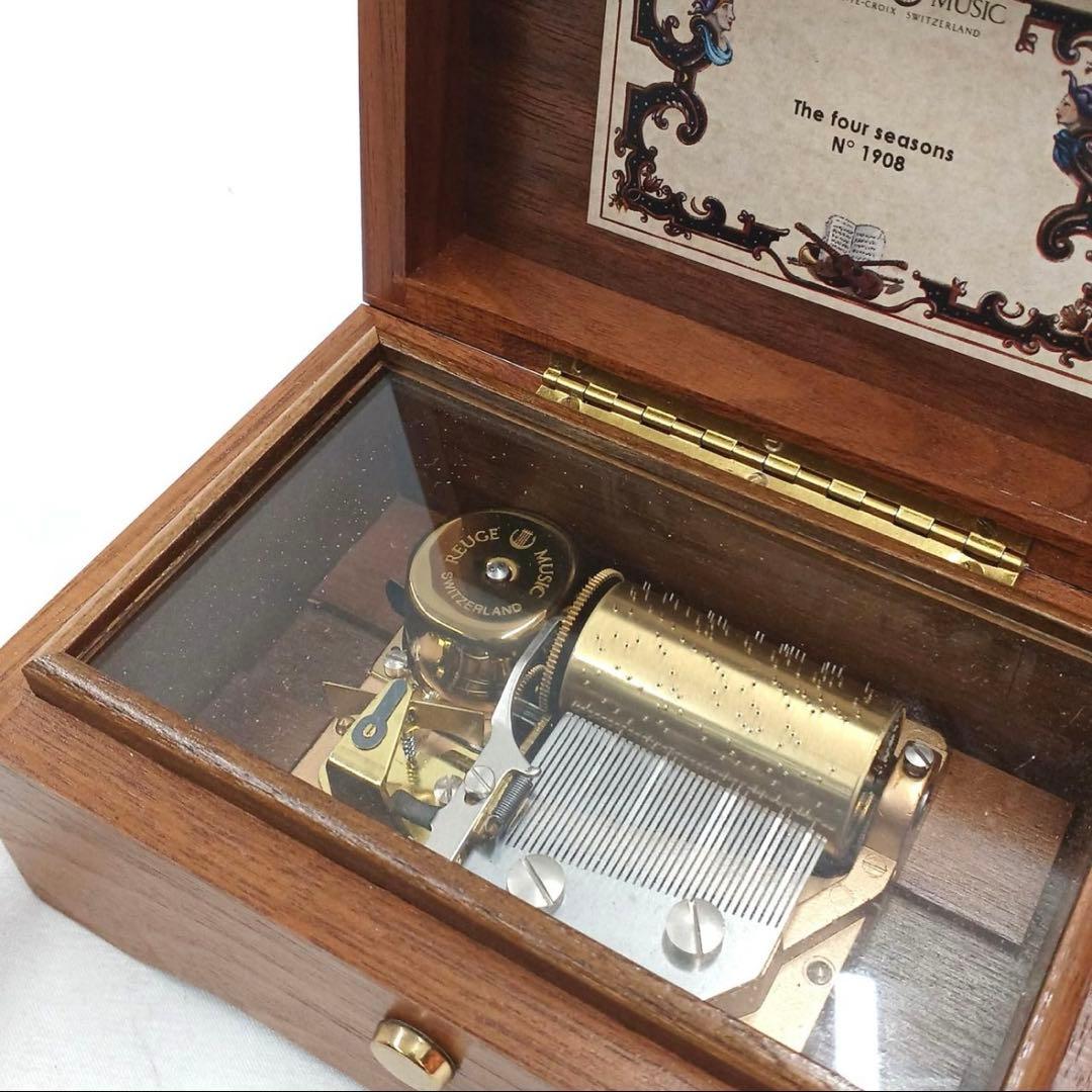 極美品　廃盤　リュージュREUGE くるみ36弁　四季　オルゴール