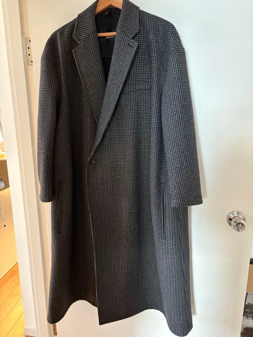 THE RERACS チェスターコート グレー系チェック