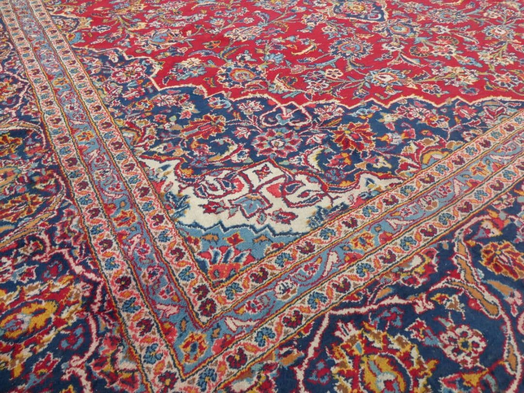 大判　ペルシャ絨毯　410×296cm　イラン産　手織り