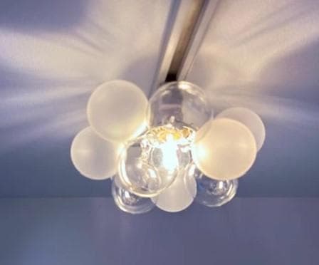 バブルガラスシーリングライトバブルボールガラスランプシャボン玉ペンダントライト