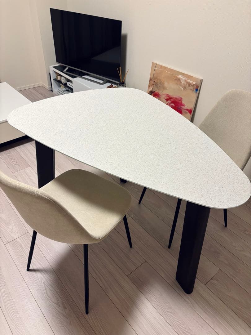 美品 北欧ダイニングテーブル120cm