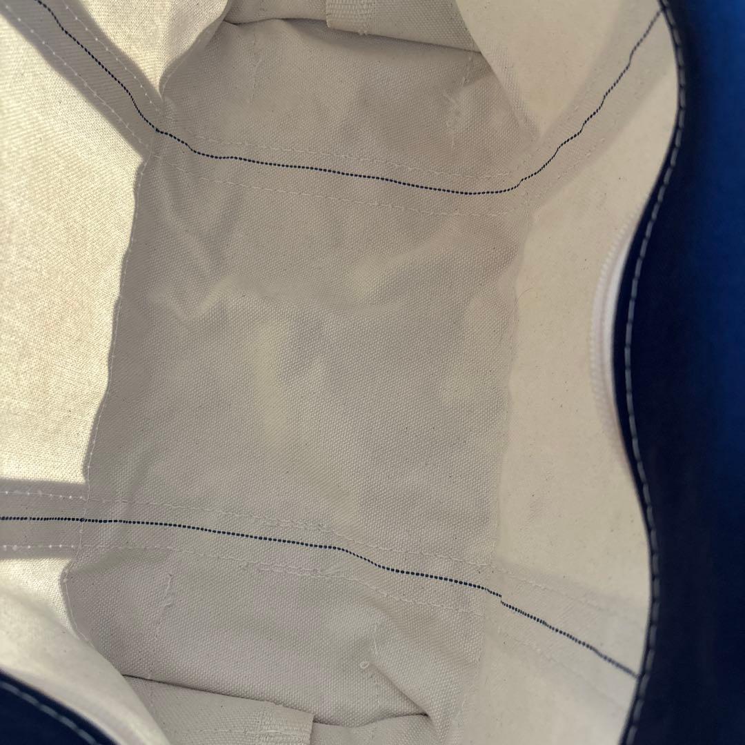 エルエルビーン　ボートアンドトート　ネイビー　ジップトップ　ミディアムサイズ