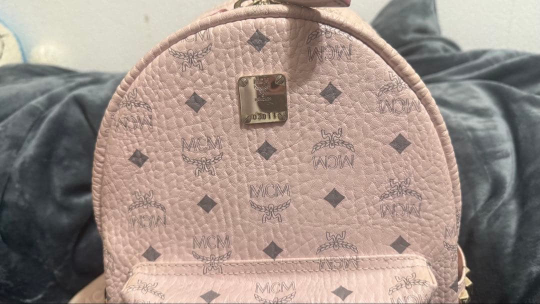 MCM 〈スターク〉 ヴィセトス バックパック パウダーピンク リュック