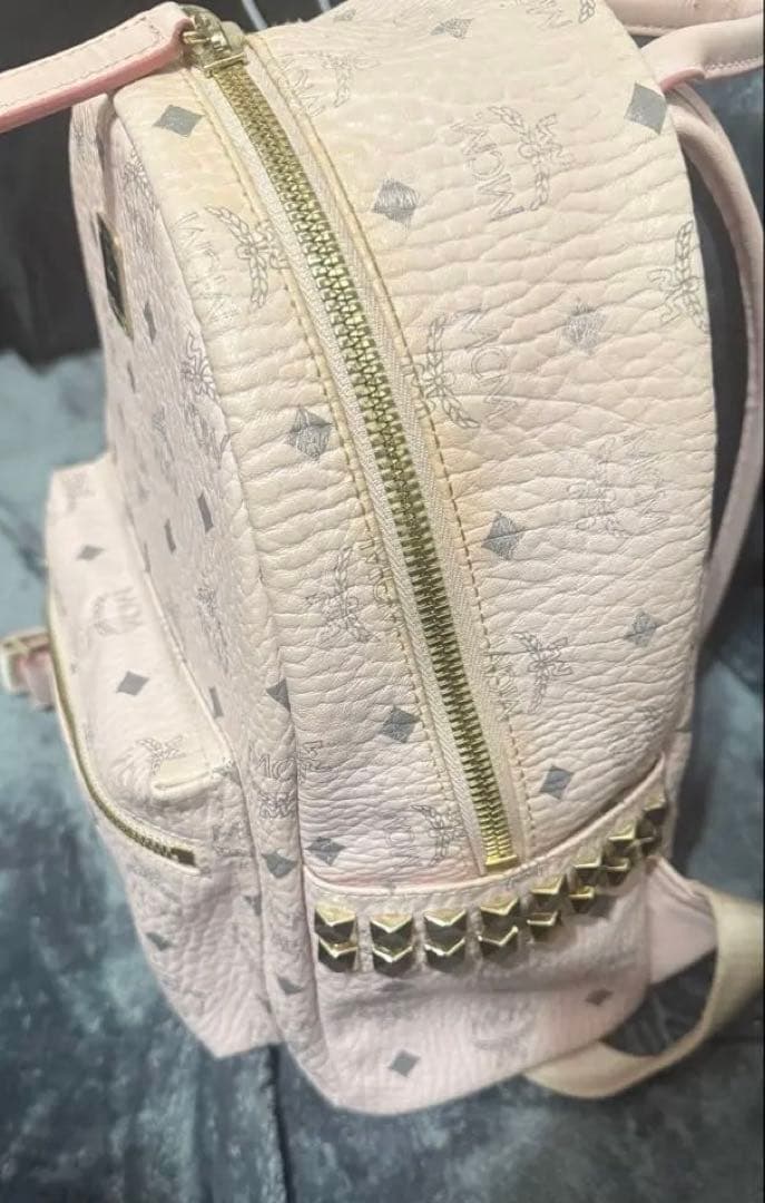 MCM 〈スターク〉 ヴィセトス バックパック パウダーピンク リュック