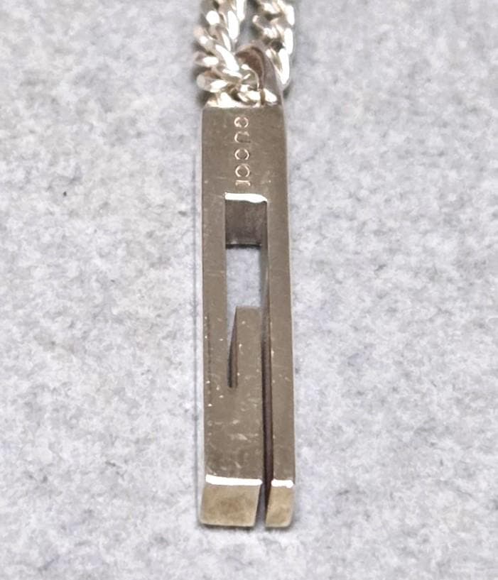 GUCCI グッチ Ag925 カットアウトG　ネックレス　箱付き　42435