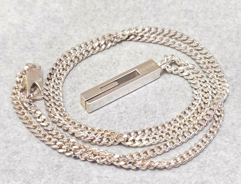 GUCCI グッチ Ag925 カットアウトG　ネックレス　箱付き　42435