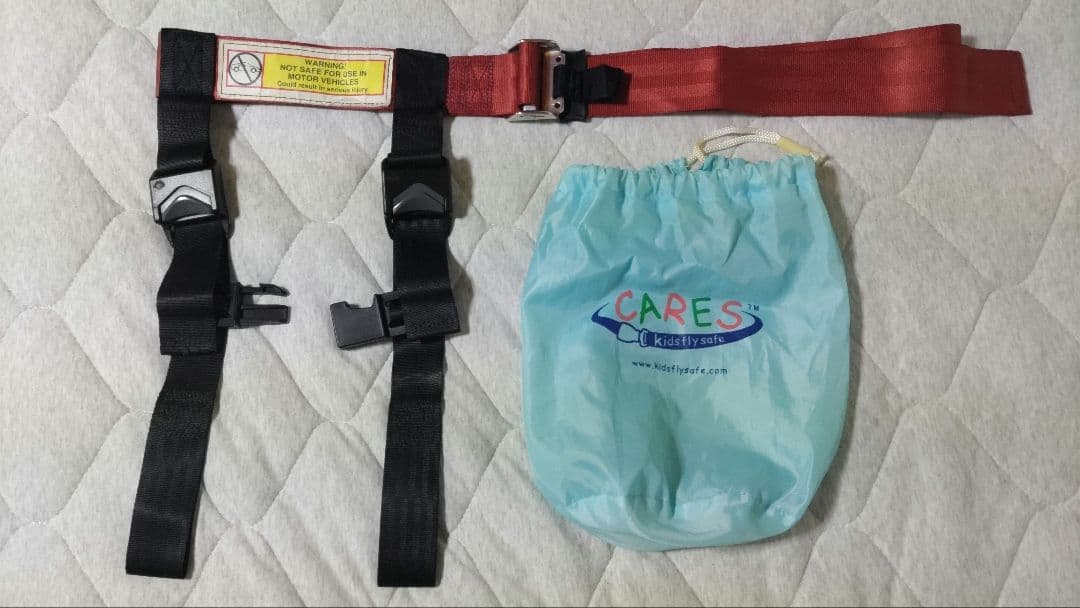 飛行機用　ハーネス　シートベルト　CARES