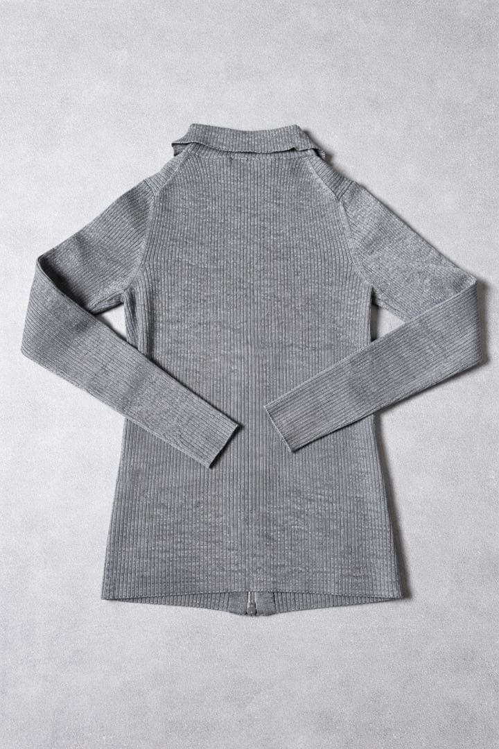 極美品　Whim Gazette(ウィム ガゼット)ZIPニット　人気