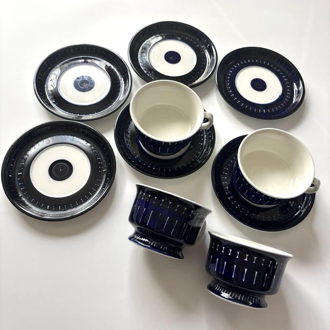 希少！アラビア☆ARABIA☆バレンシア/コーヒーカップ&ソーサー/セット