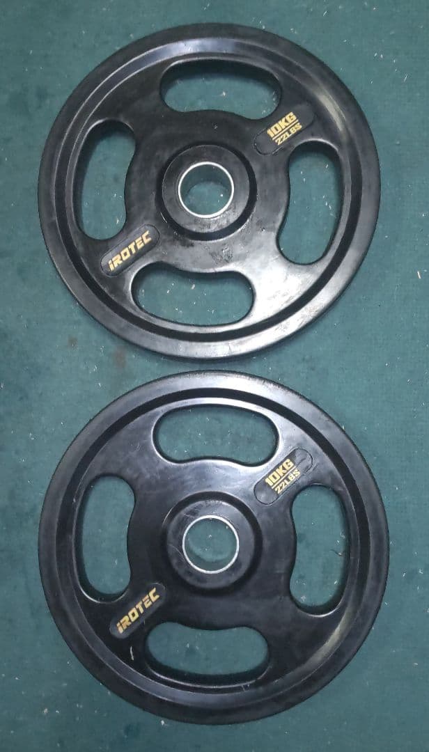 オリンピック プレート アイロテック 10kgプレート 2枚