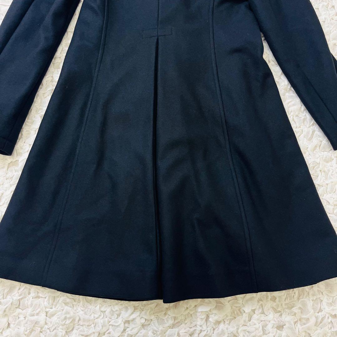 英国製GloverallグローバーオールダッフルコートSTR01黒カシミヤ混XS