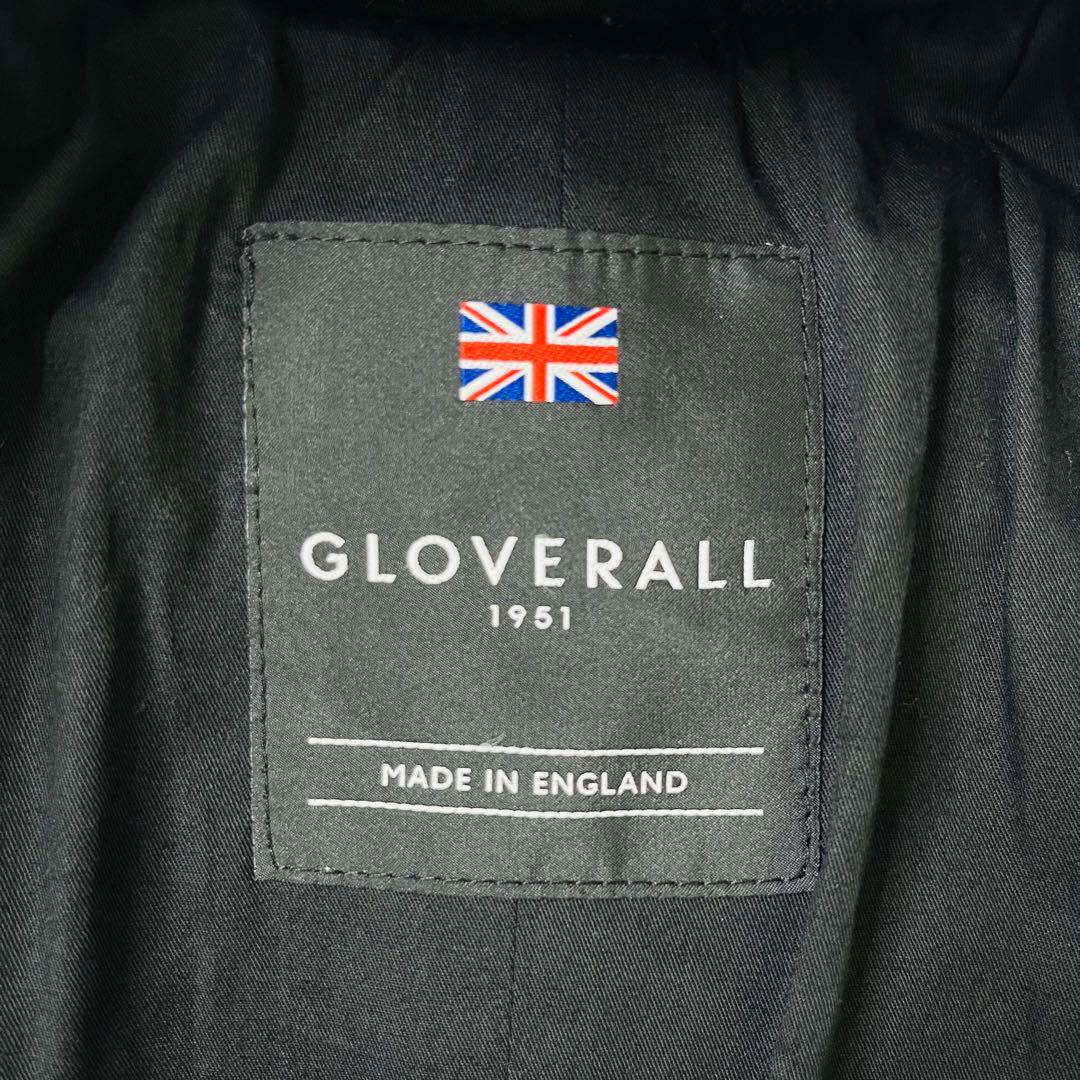 英国製GloverallグローバーオールダッフルコートSTR01黒カシミヤ混XS