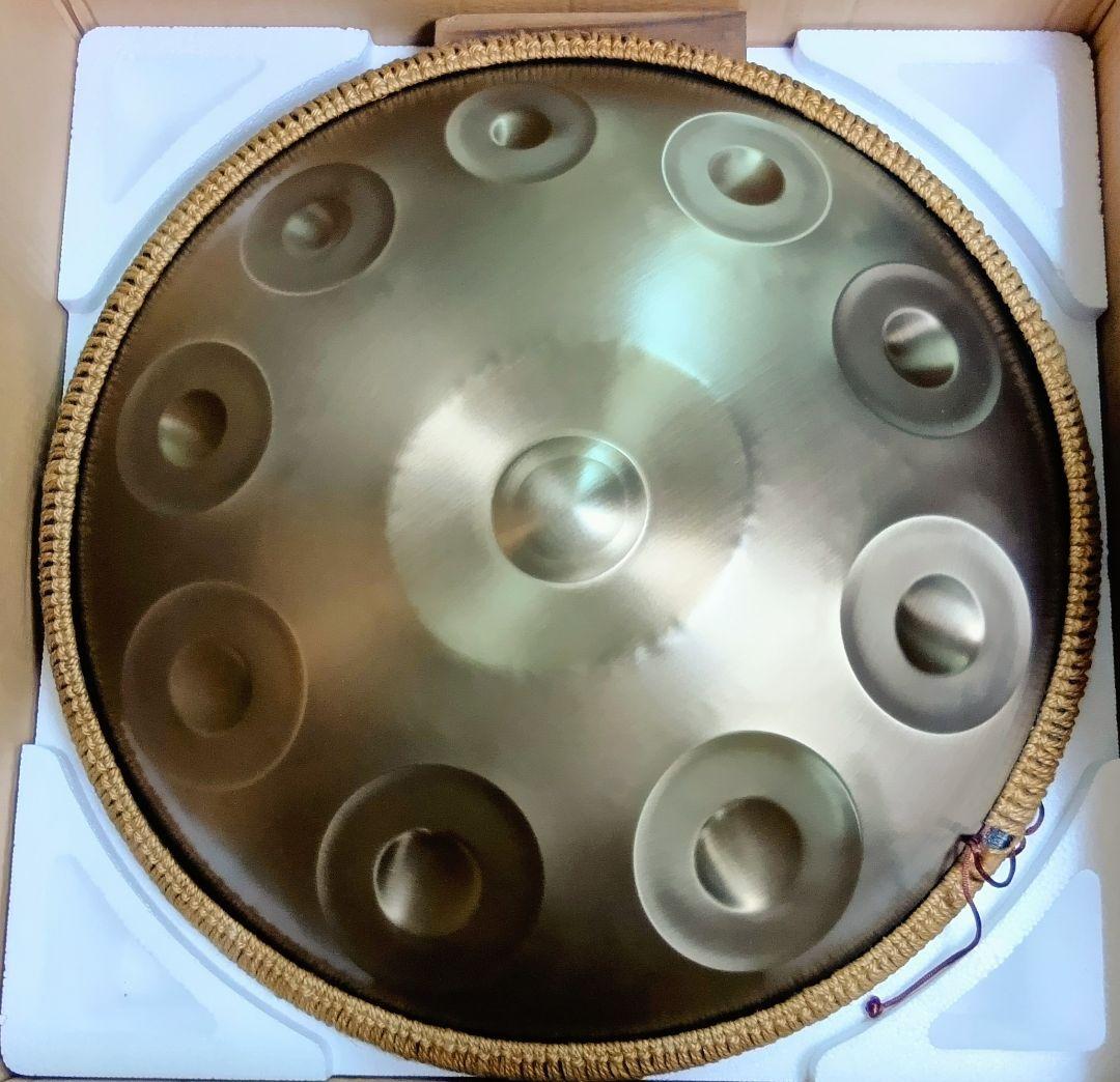 ハンドパン　56センチ　10音　A＝432Hz　Dマイナー