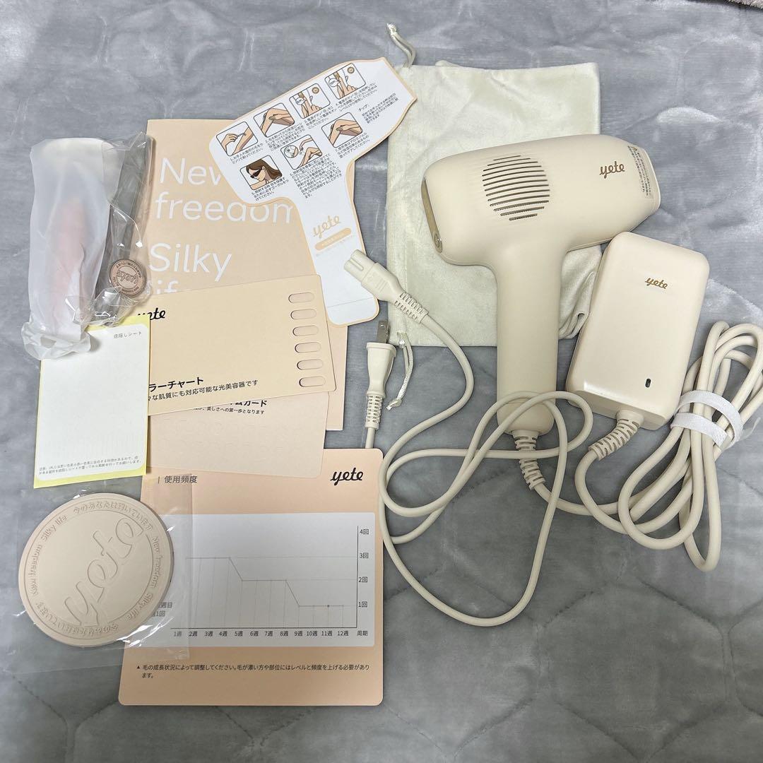 Yete家庭用 脱毛器 冷感 光脱毛器 IPL フラッシュ式 5段階調節 e
