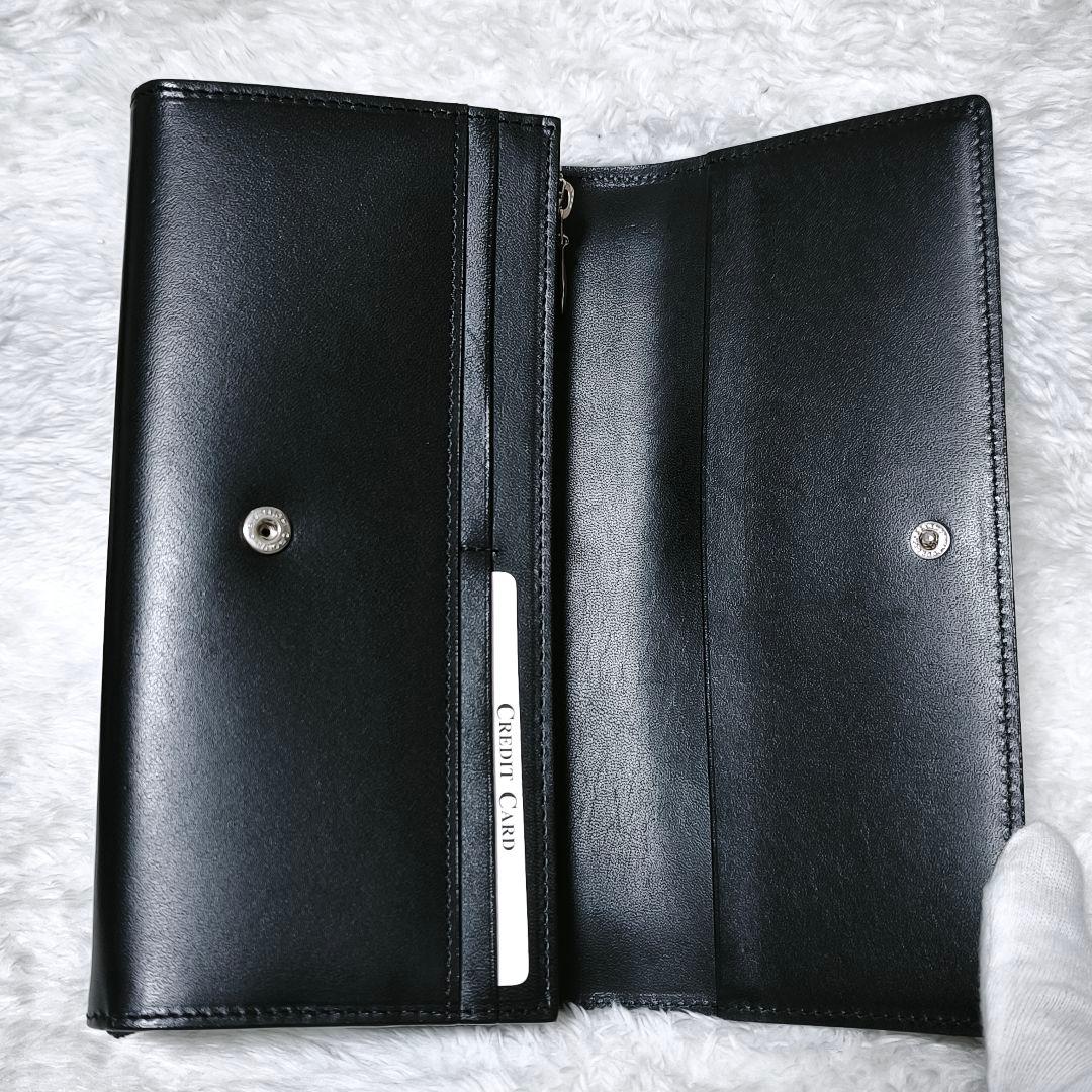 Bloody Mary 本革 レザー 長財布 鳥 羽 ブラック