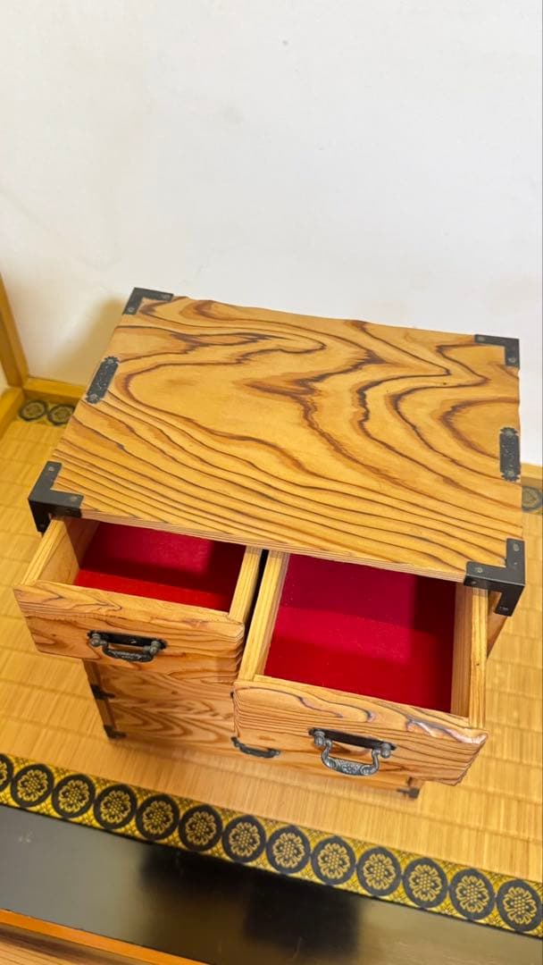 木製和風タンス 引き出し5つ