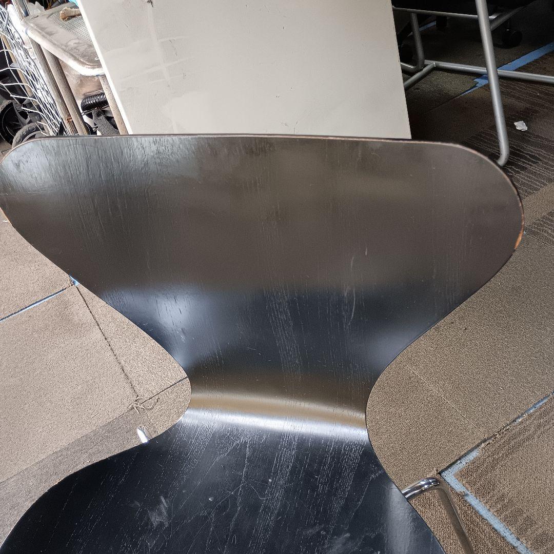 【傷多数】 FRITZ HANSEN　セブンチェア　ブラック系