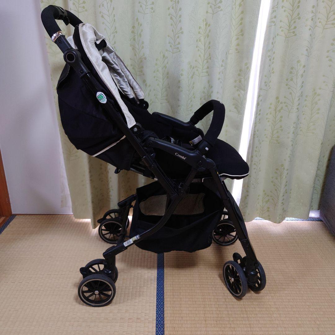【美品】コンビ ベビーカー メチャカル オート4キャス エッグショック A型