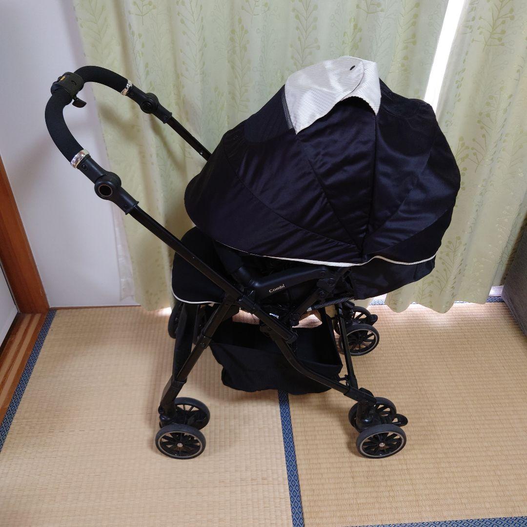【美品】コンビ ベビーカー メチャカル オート4キャス エッグショック A型