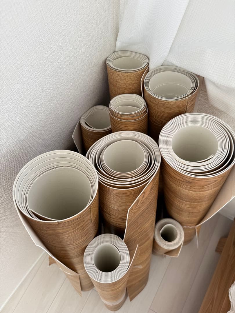 新品含む！【14畳分】ラグリエ フロアマット 木目 ナチュラル