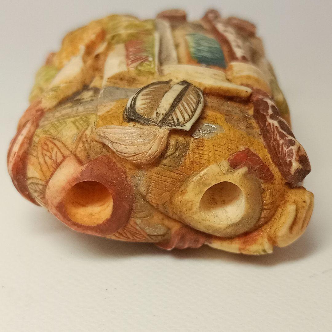 清代　皇帝皇后対鼻煙壺 （時代物 中国美術 　極上　根付）