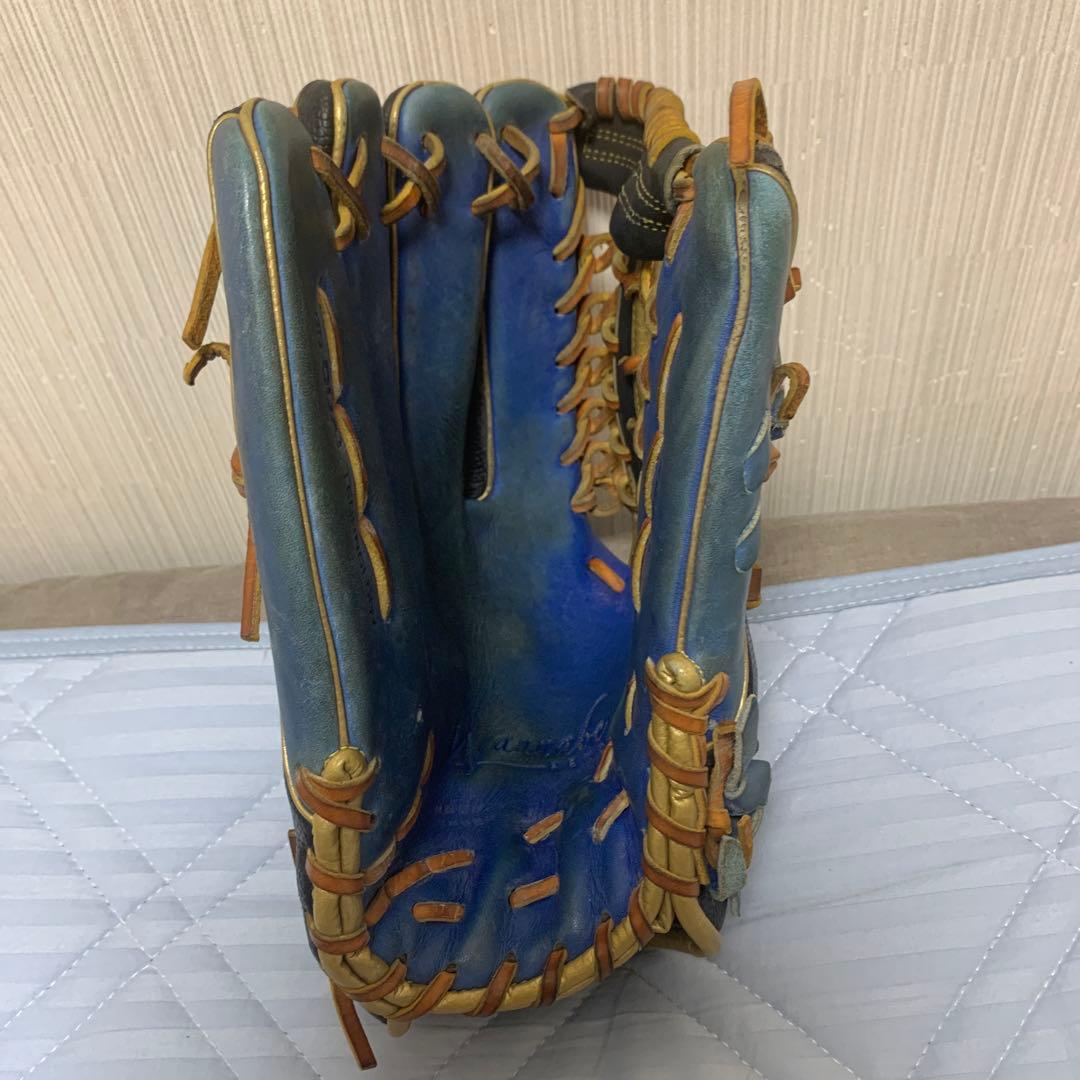 左利き軟式外野用野球グローブ
