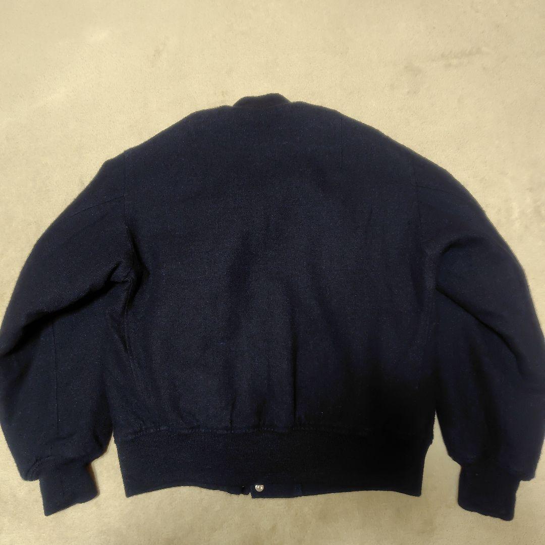 nanamica OOALスタジアムジャケット ウールリネンダークネイビー