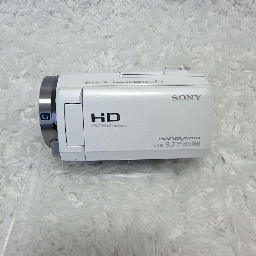 SONY HDR-CX535 バッテリー×3 バッテリーチャージャー　白