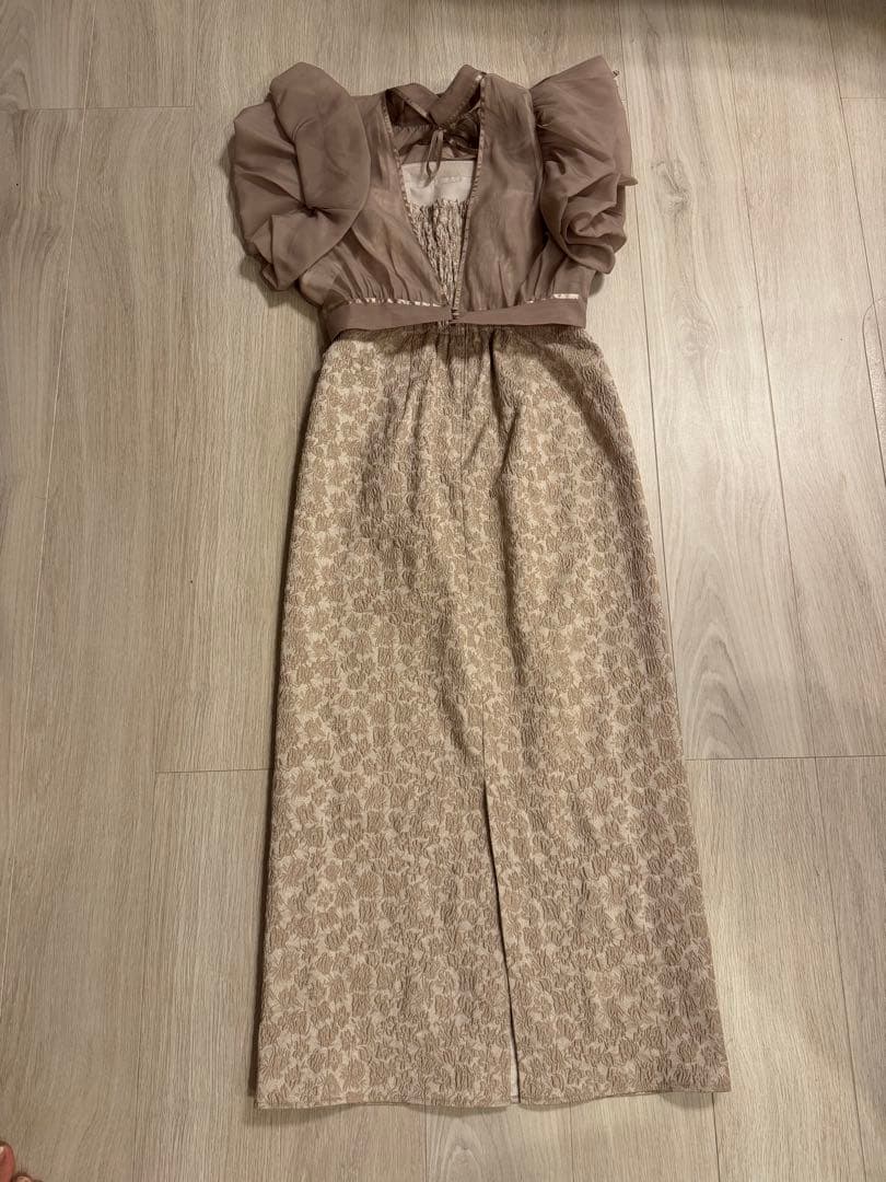 SNIDEL ボレロセットジャガードドレス　1