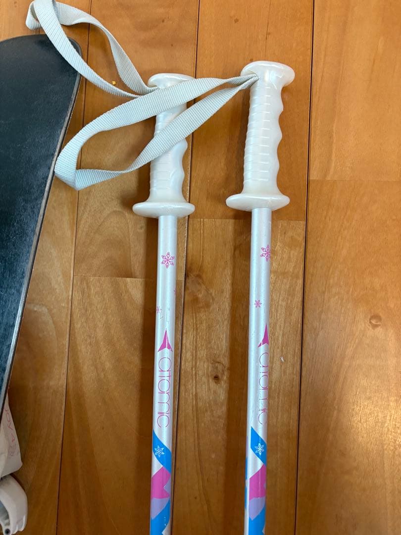 HEAD ジュニア用 スキー板 ビンディング付き atomicストツク付