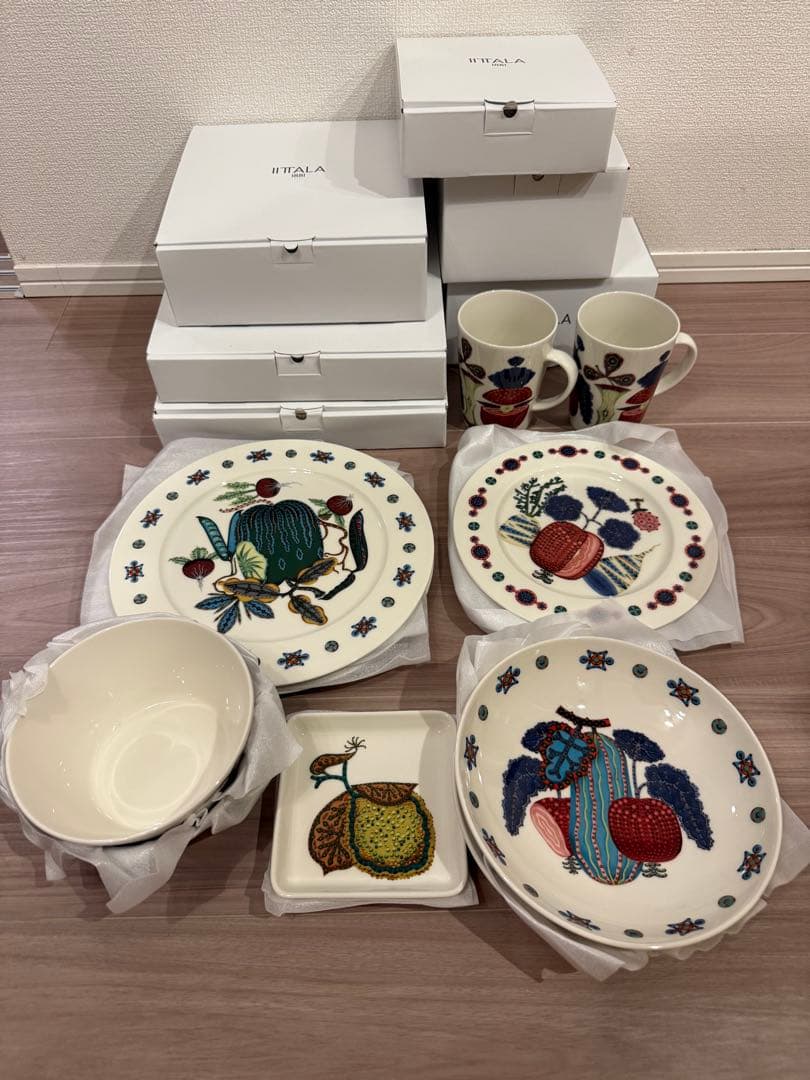 【新品・箱あり】イッタラ タイカ サト 12点｜福袋|プレート・ボウル・マグ