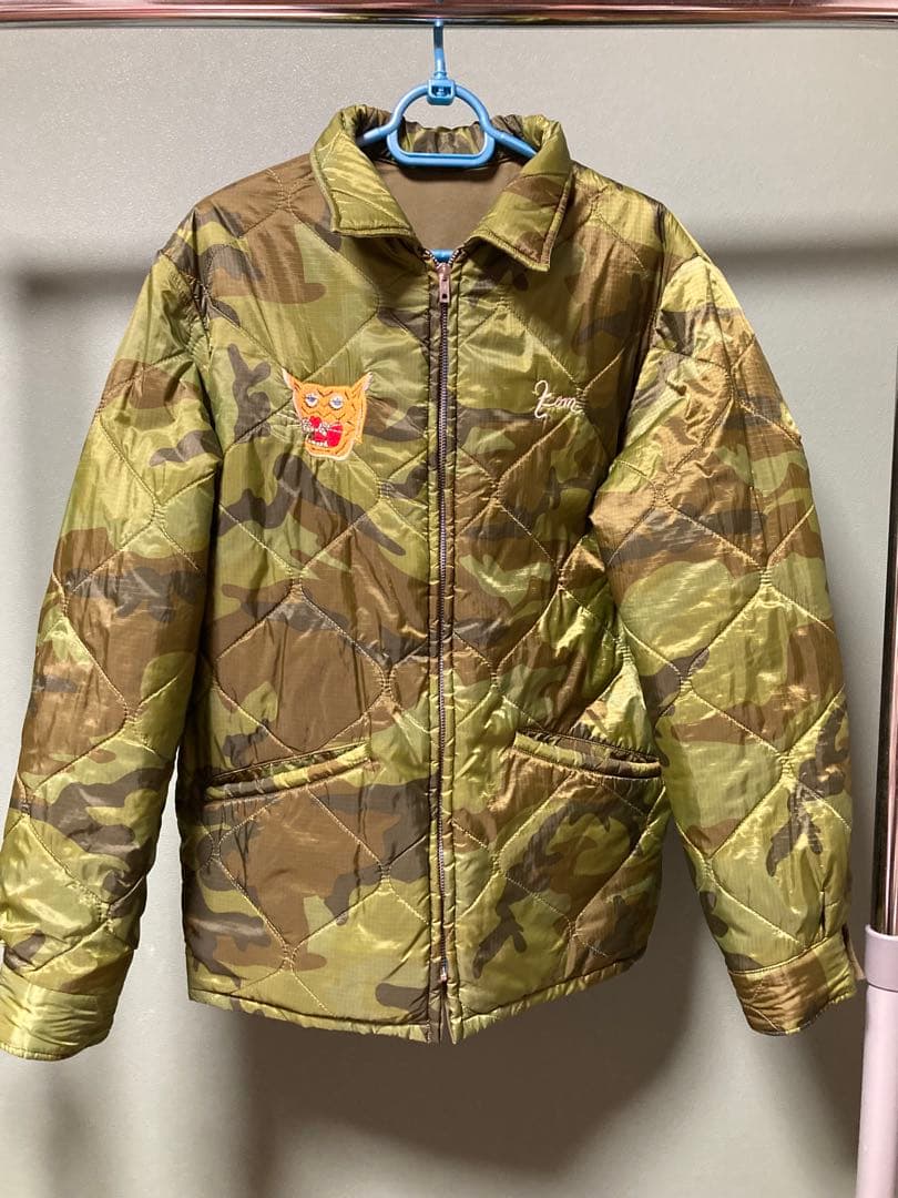 東洋エンタープライズ オリーブグリーン色 虎刺繍 ベトジャン