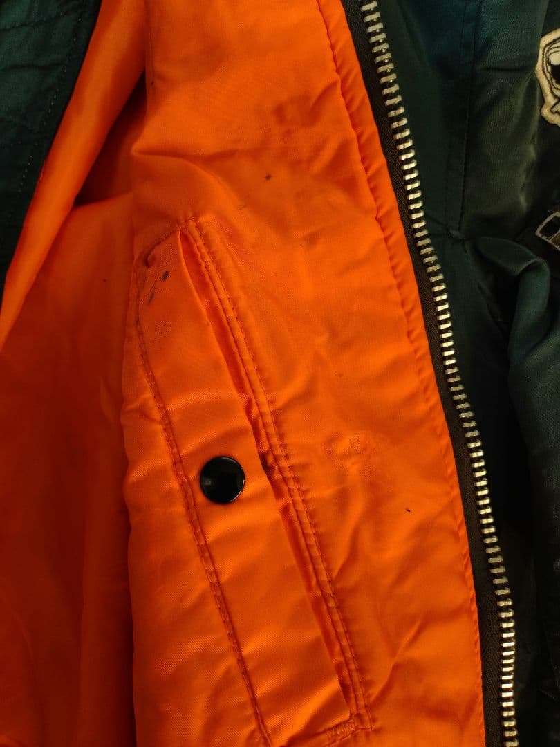 【超希少旧タグ】【USA製】【Lサイズ】【アルファ】【MA-1】【ネイビー】