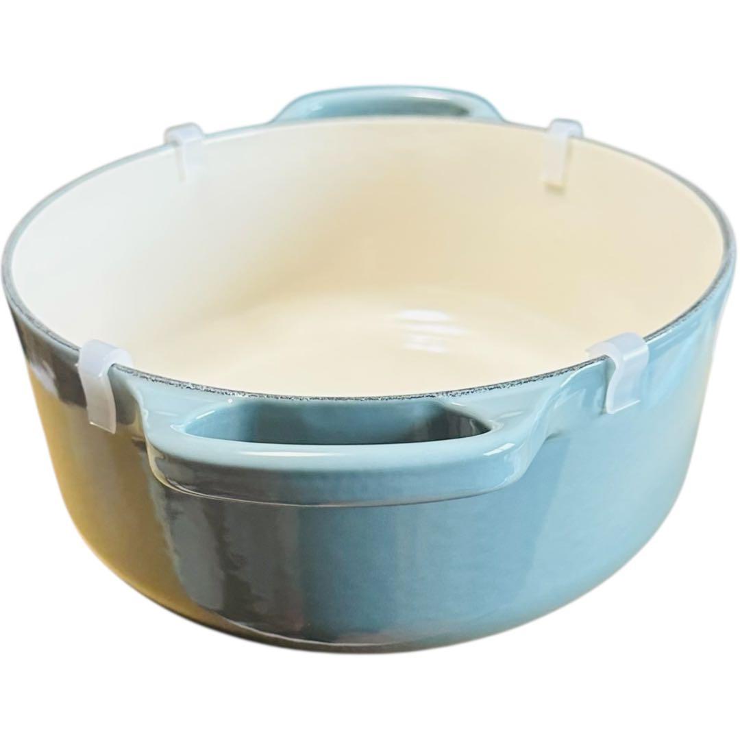 【新品】ル・クルーゼ　オーバル　27cm　シーソルト　両手鍋