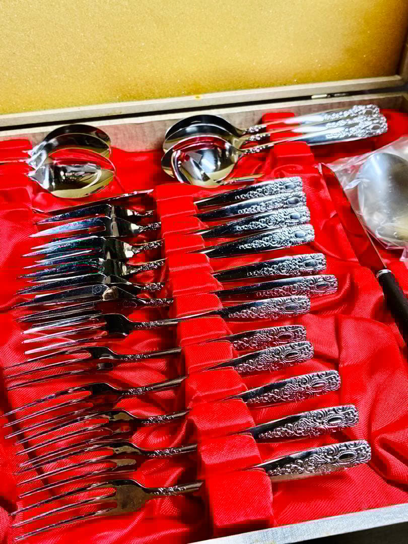 カトラリーセット ステンレス製 収納ケース付き