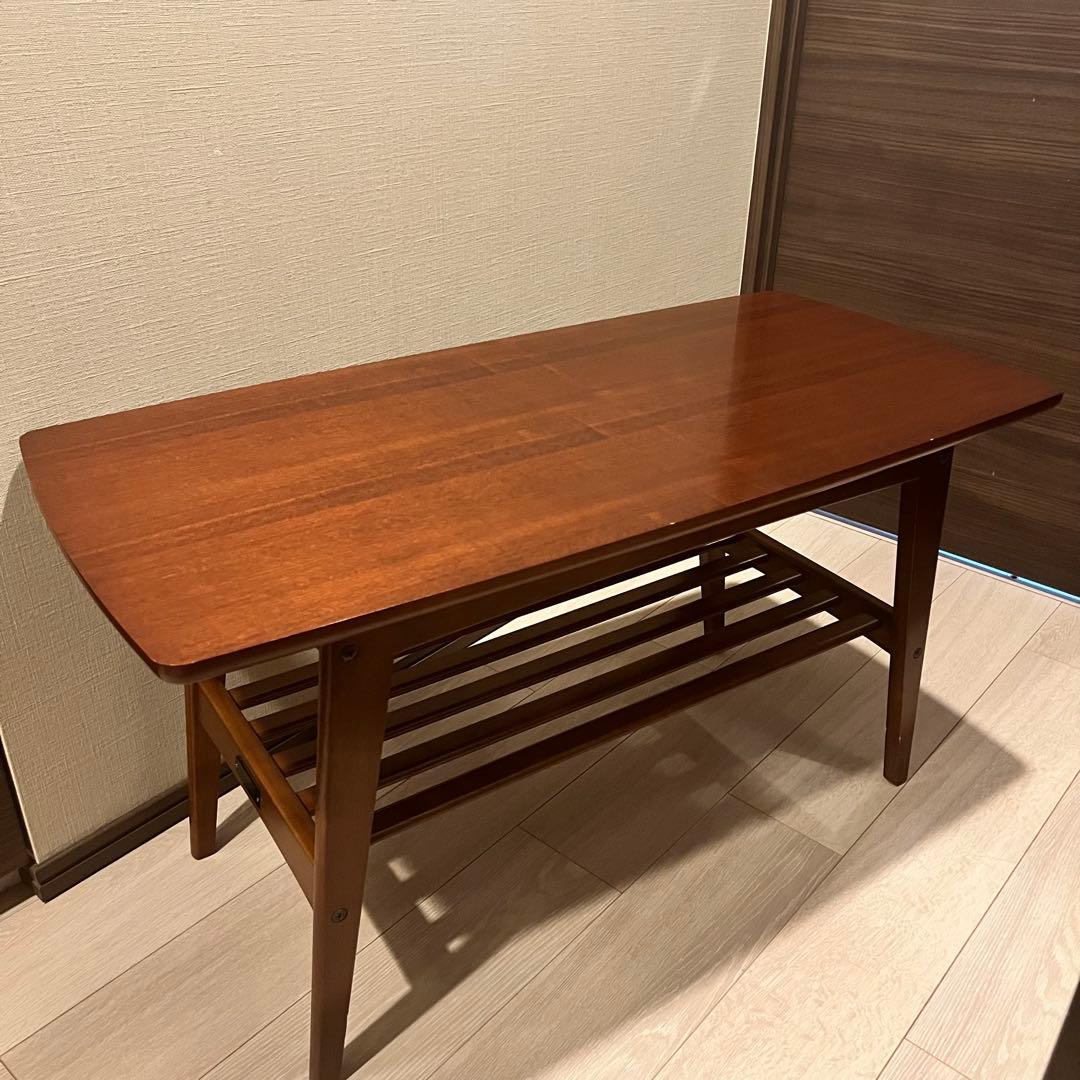 【カリモク60】リビングテーブル小（幅90cm）カラー:ブラウン