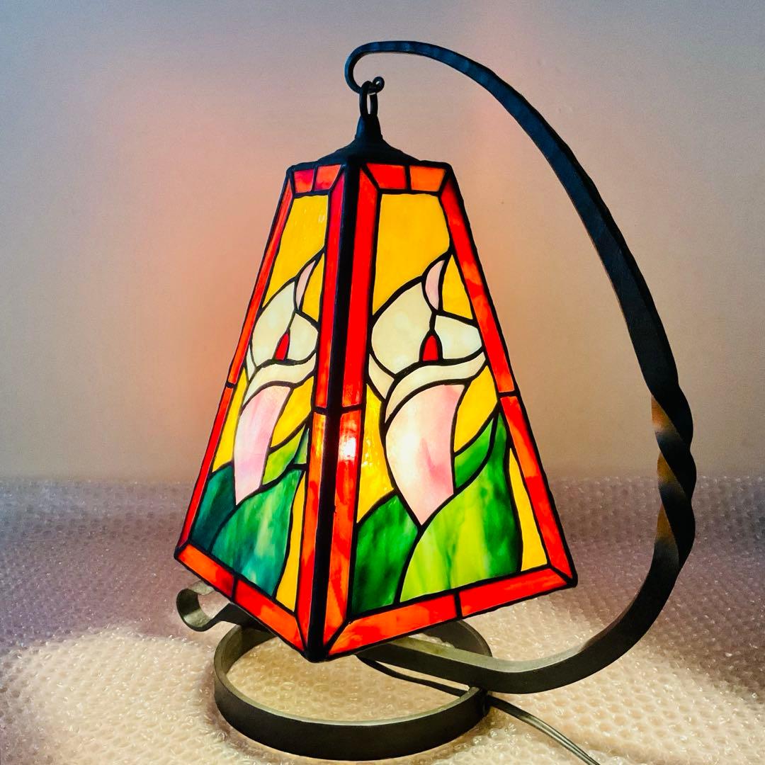 ⭐️がんも様 御専用⭐️【美品】和机 飾り台 唐木透かし彫り 着せ替えシェード