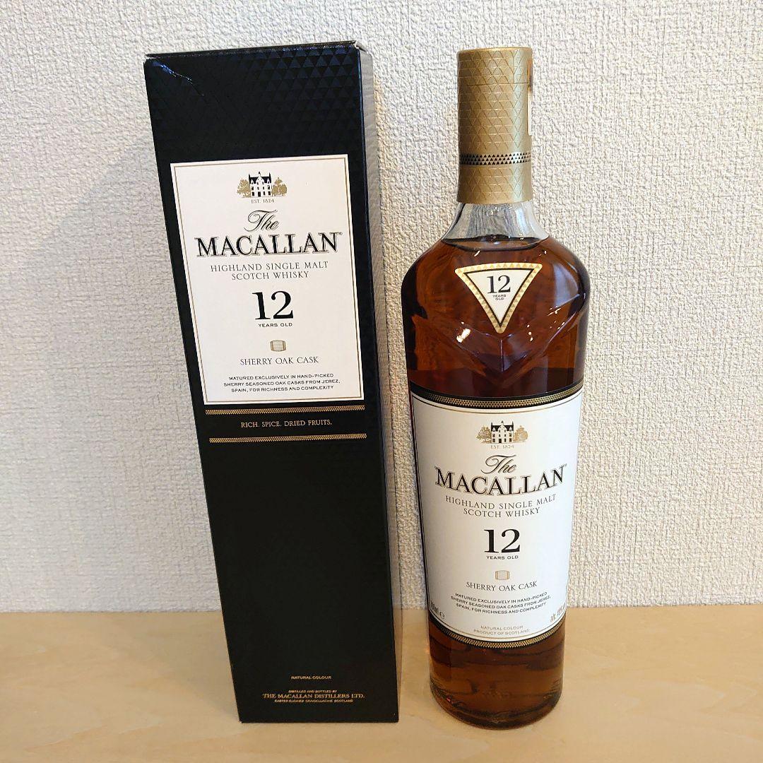 【値下げ】未開封新品マッカラン12年 シェリーオークカスク7 00 m l 1本